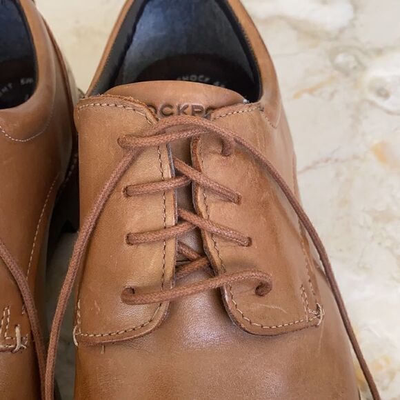 Rockport Colben Shock Absorbing Leather Oxfords - Picture 8 of 11